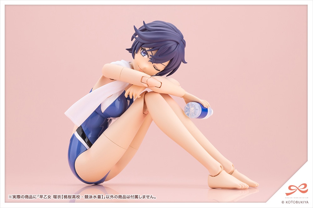 創彩少女庭園『早乙女 瑠衣【桃桜高校・競泳水着】』1/10 プラモデル-003