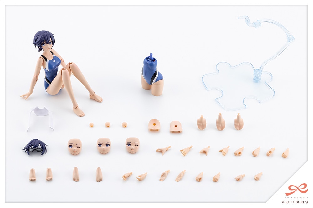 創彩少女庭園『早乙女 瑠衣【桃桜高校・競泳水着】』1/10 プラモデル-011