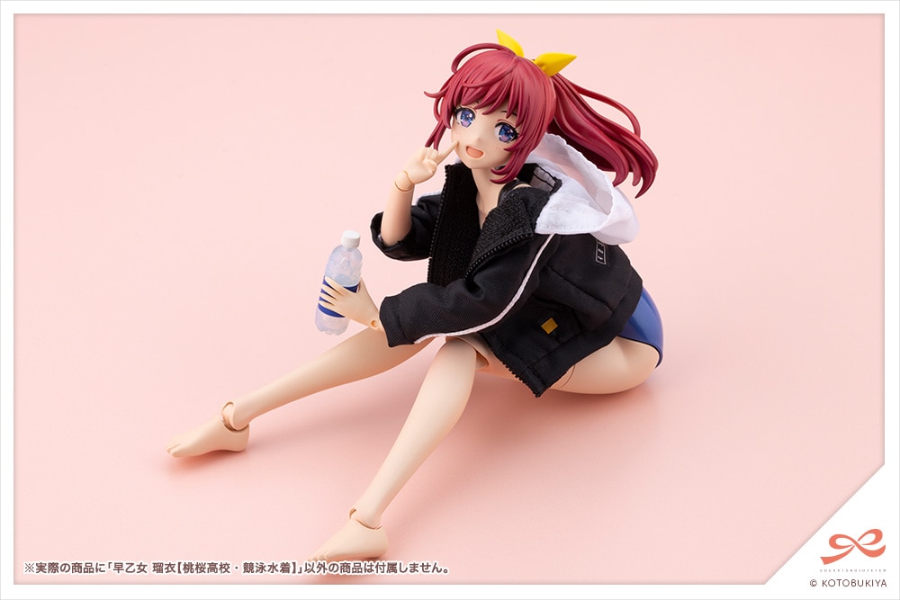 創彩少女庭園『早乙女 瑠衣【桃桜高校・競泳水着】』1/10 プラモデル-016