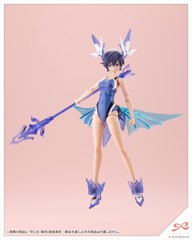 創彩少女庭園『早乙女 瑠衣【桃桜高校・競泳水着】』1/10 プラモデル-017