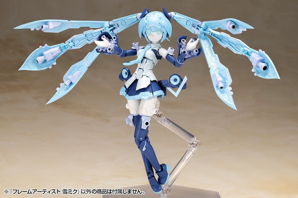 フレームアームズ『フレームアーティスト 雪ミク』1/100 プラモデル-005