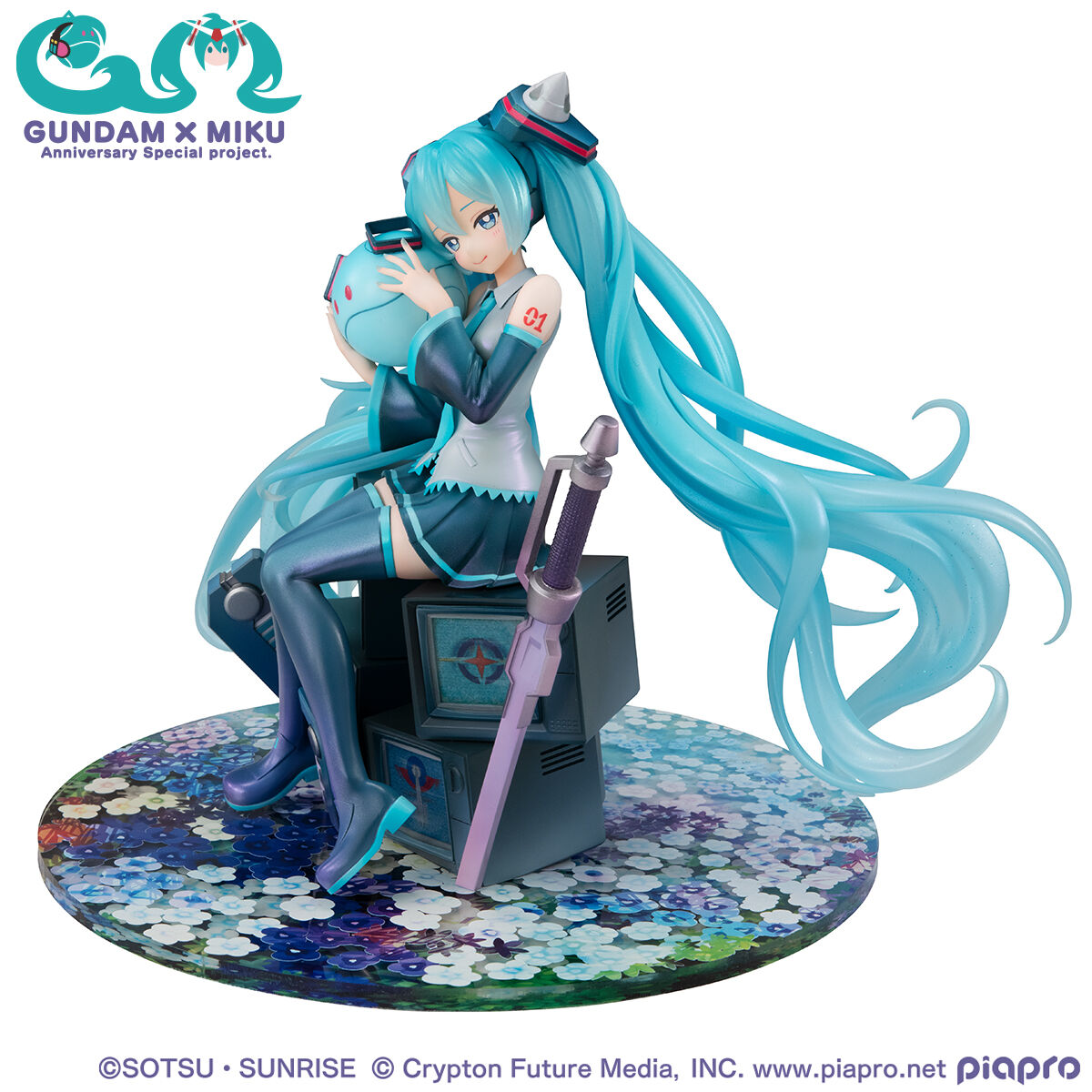 【限定販売】Lucrea(ルクリア)『初音ミク×ダブルオーガンダム』機動戦士ガンダム45周年×初音ミク 1/7 完成品フィギュア-003