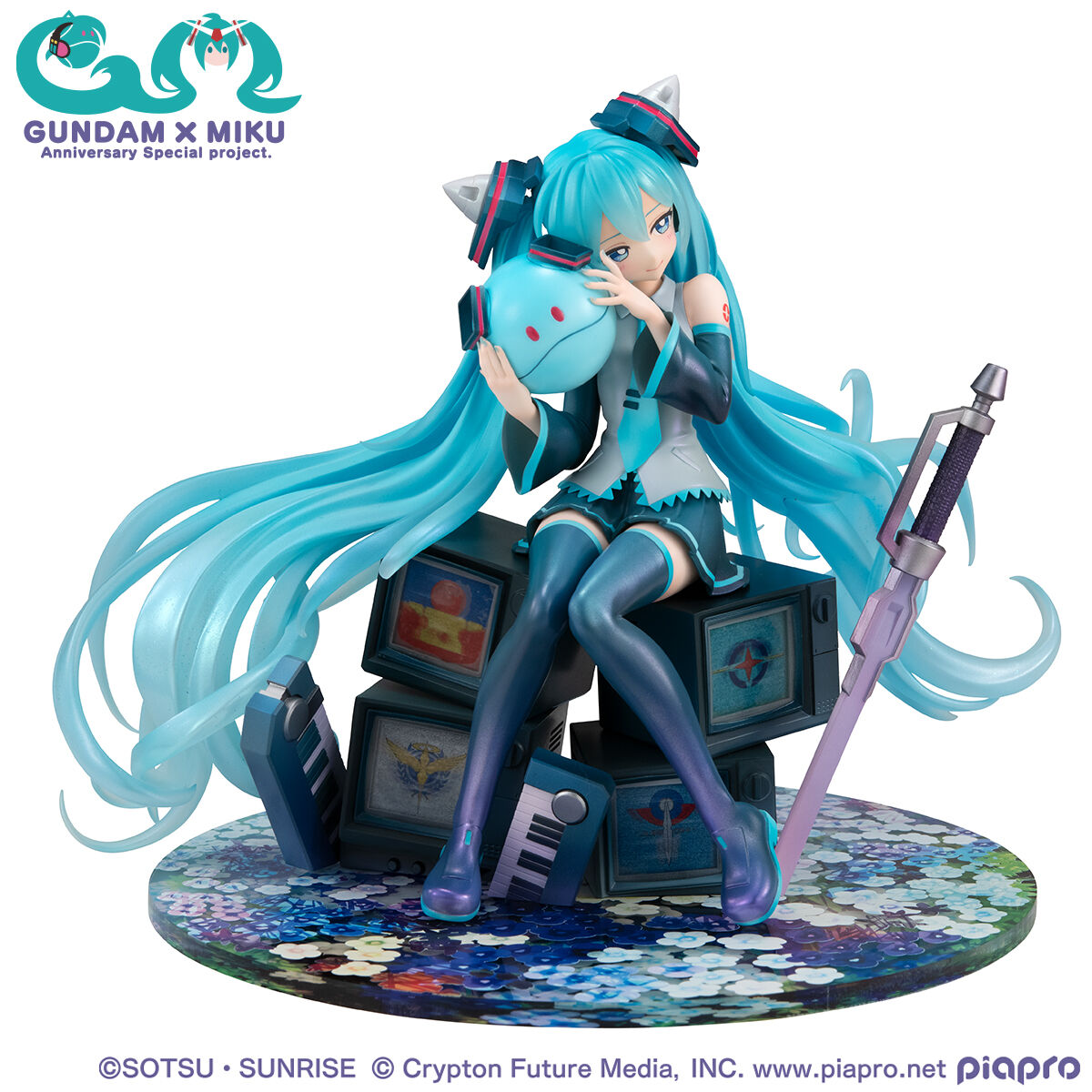 【限定販売】Lucrea(ルクリア)『初音ミク×ダブルオーガンダム』機動戦士ガンダム45周年×初音ミク 1/7 完成品フィギュア-004