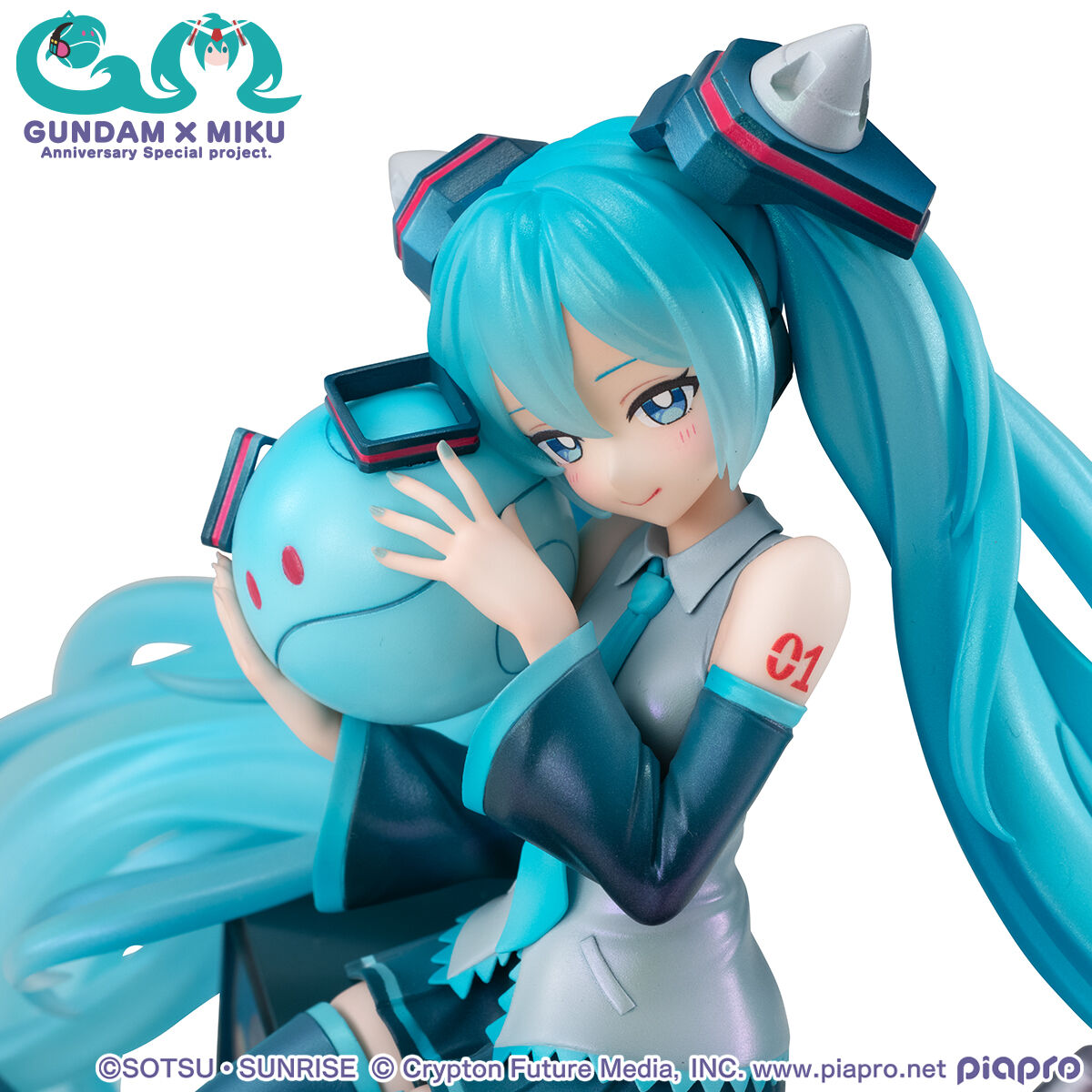 【限定販売】Lucrea(ルクリア)『初音ミク×ダブルオーガンダム』機動戦士ガンダム45周年×初音ミク 1/7 完成品フィギュア-006