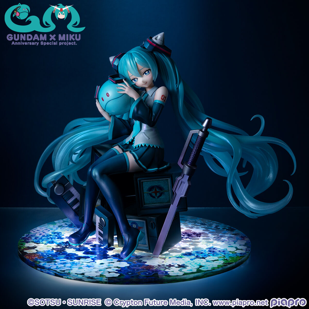 【限定販売】Lucrea(ルクリア)『初音ミク×ダブルオーガンダム』機動戦士ガンダム45周年×初音ミク 1/7 完成品フィギュア-009