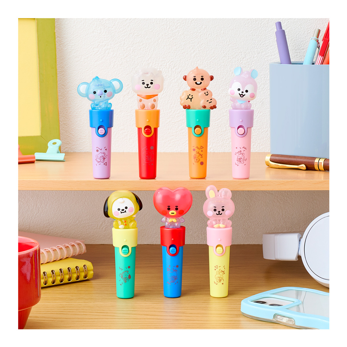 【食玩】『BT21 Light stick charm2』10個入りBOX-001