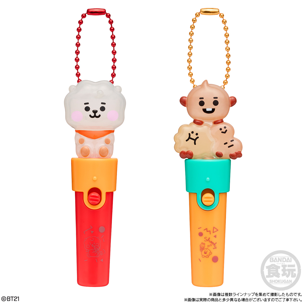 【食玩】『BT21 Light stick charm2』10個入りBOX-003