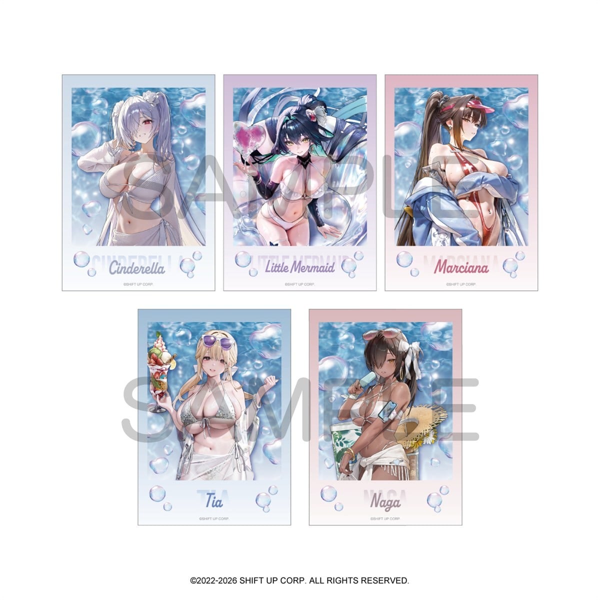 『勝利の女神:NIKKE SUMMER クリアカードコレクション』8個入りBOX-002