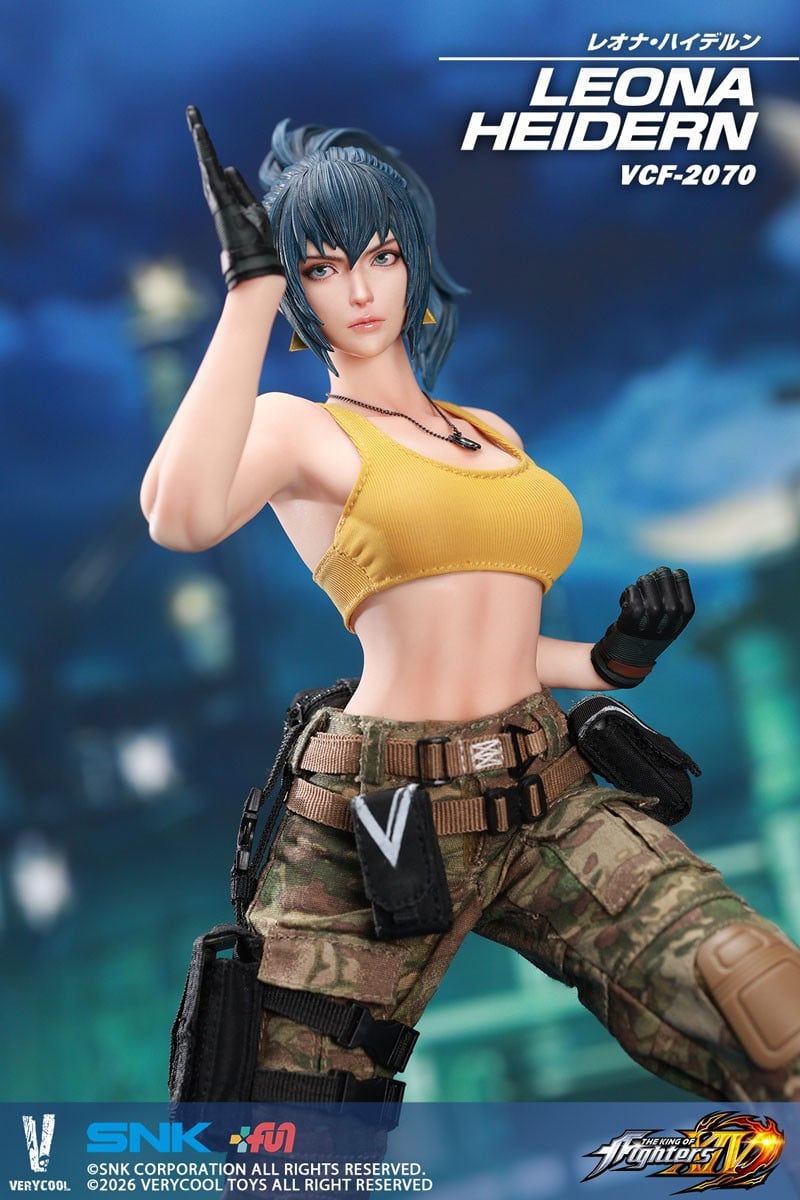 King of Fighters XIV『レオナ・ハイデルン』1/6 コレクティブル アクションフィギュア-003