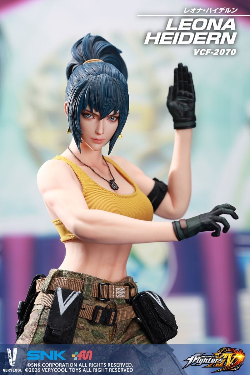King of Fighters XIV『レオナ・ハイデルン』1/6 コレクティブル アクションフィギュア-004