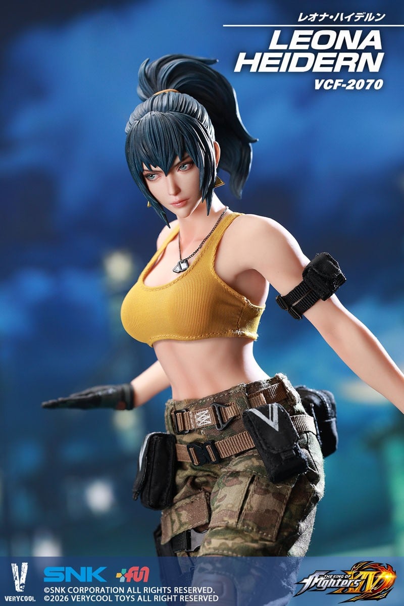 King of Fighters XIV『レオナ・ハイデルン』1/6 コレクティブル アクションフィギュア-008