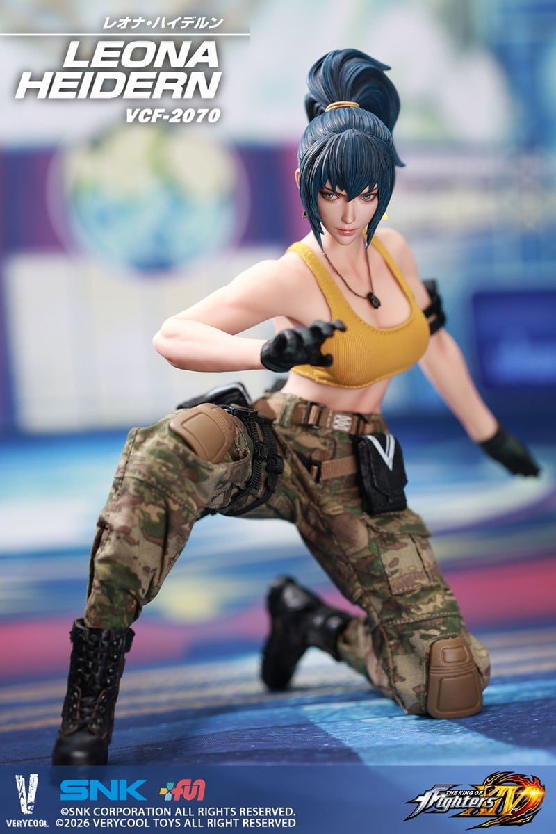 King of Fighters XIV『レオナ・ハイデルン』1/6 コレクティブル アクションフィギュア-010