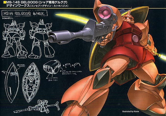 【再販】HGUC 1/144『シャア専用ゲルググ』機動戦士ガンダム プラモデル-009