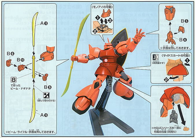 【再販】HGUC 1/144『シャア専用ゲルググ』機動戦士ガンダム プラモデル-014