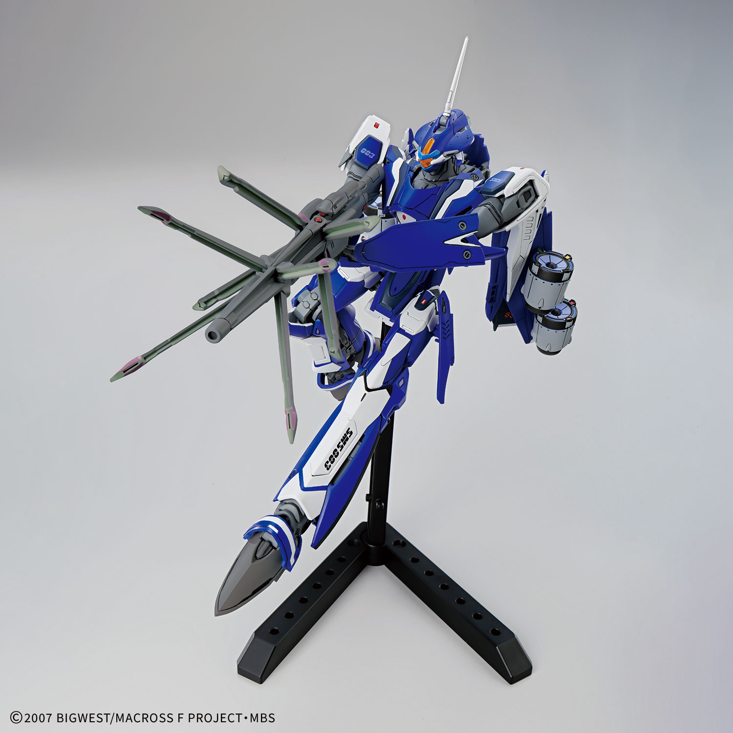 HG 1/100『VF-25G メサイアバルキリー（ミハエル・ブラン機）』マクロスF プラモデル-006
