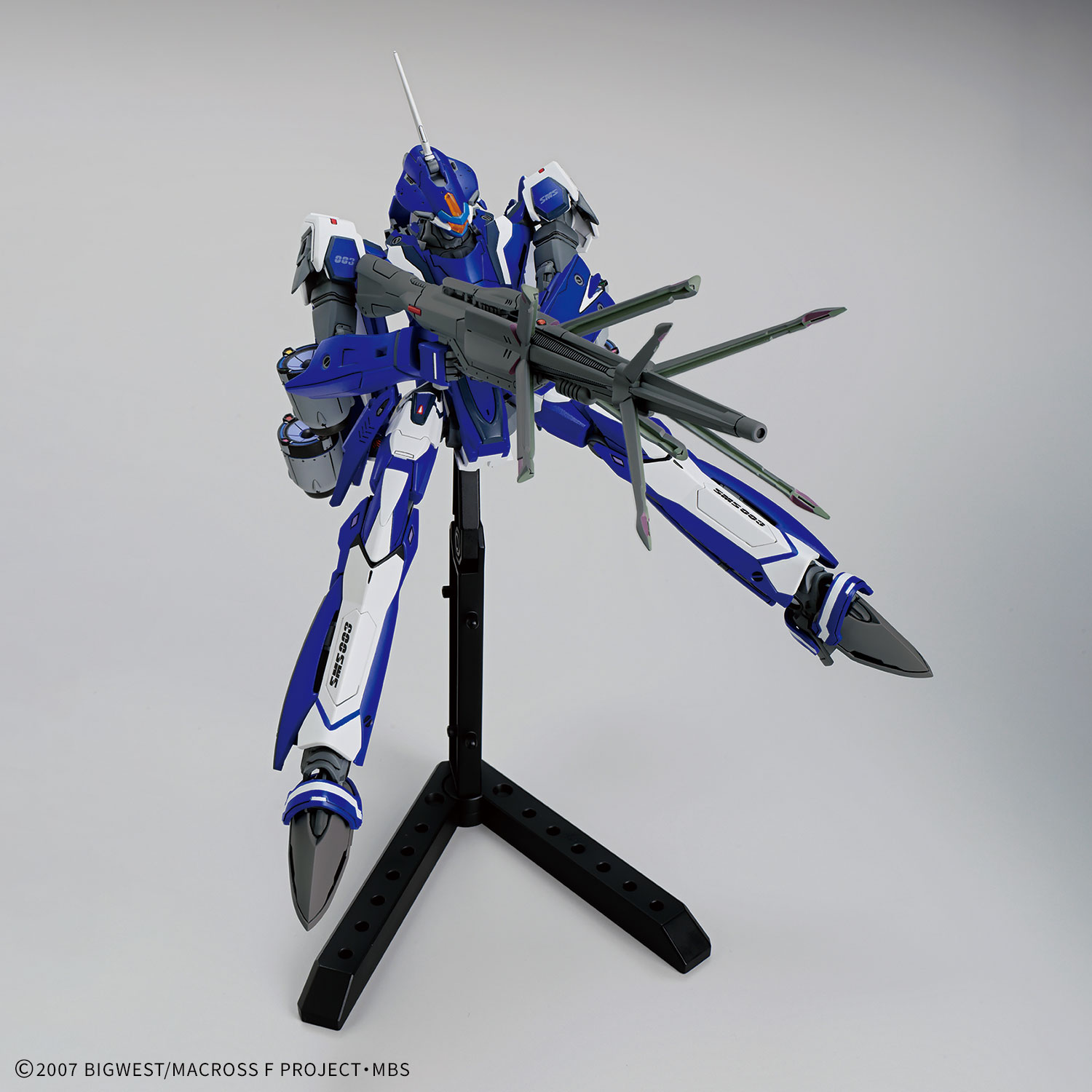 HG 1/100『VF-25G メサイアバルキリー（ミハエル・ブラン機）』マクロスF プラモデル-007