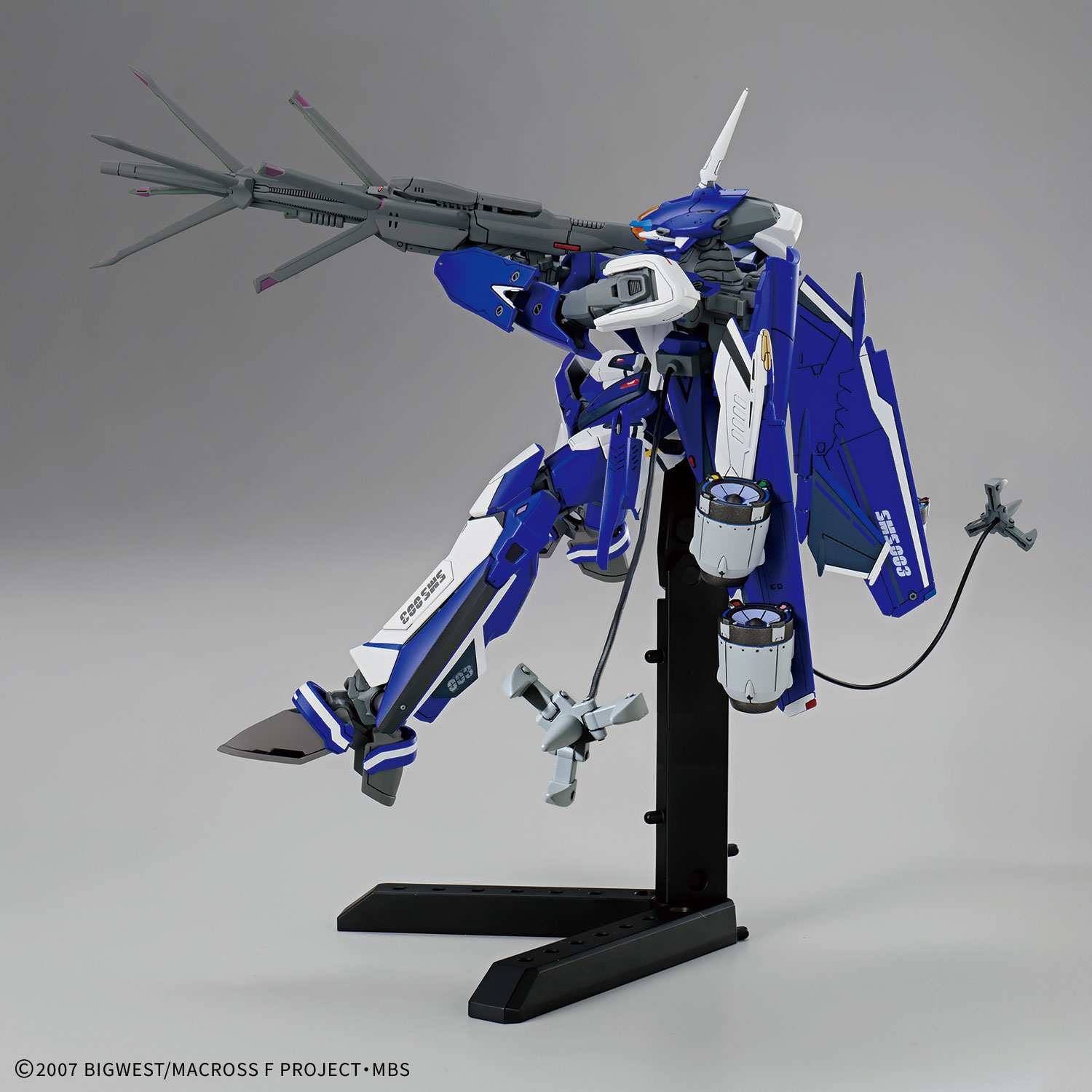 HG 1/100『VF-25G メサイアバルキリー（ミハエル・ブラン機）』マクロスF プラモデル-009