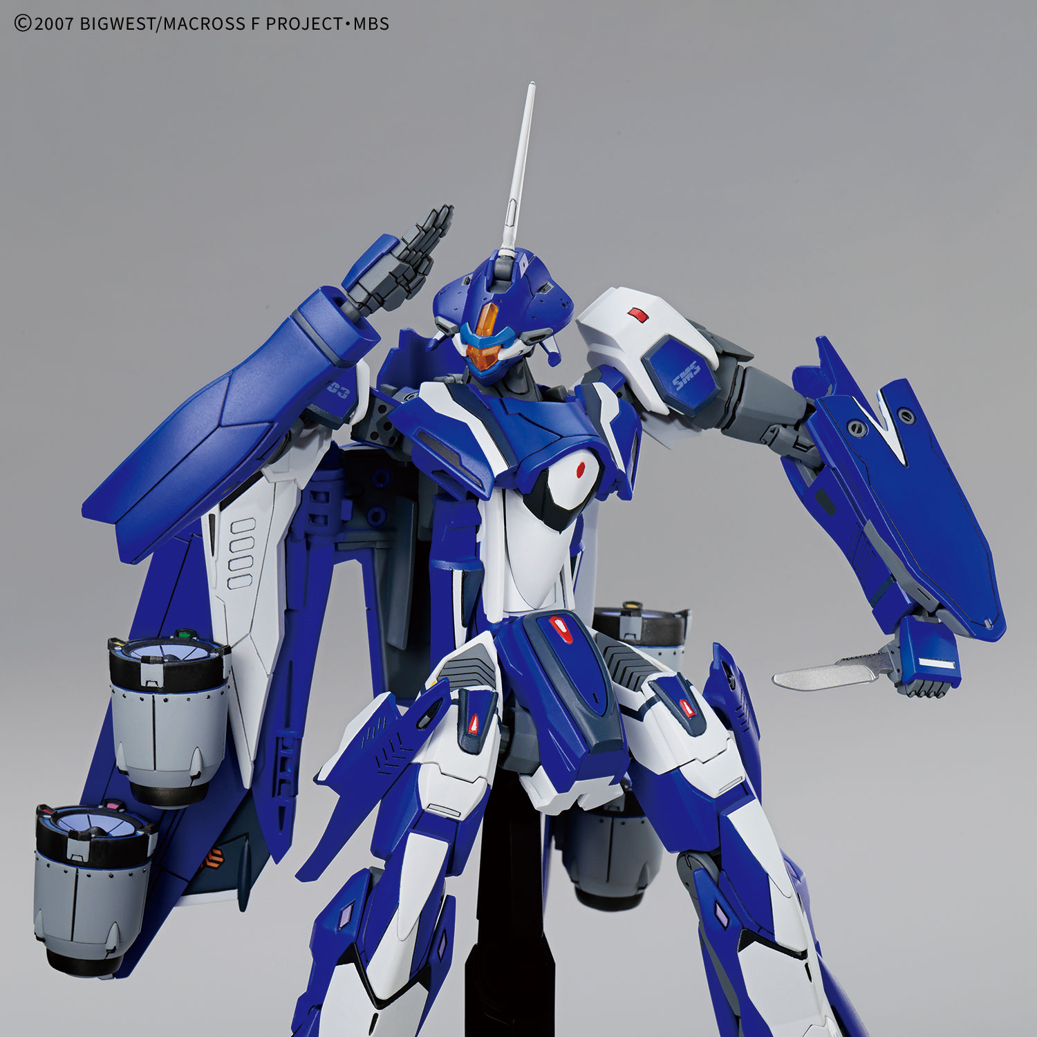 HG 1/100『VF-25G メサイアバルキリー（ミハエル・ブラン機）』マクロスF プラモデル-010