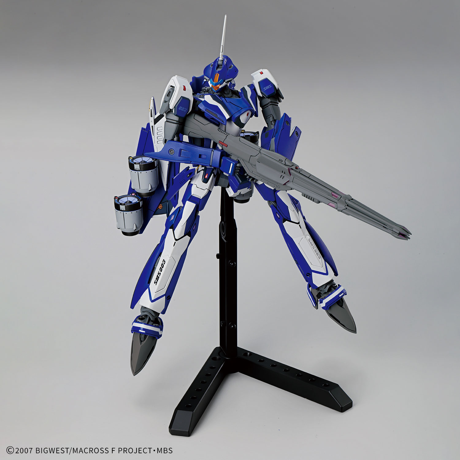 HG 1/100『VF-25G メサイアバルキリー（ミハエル・ブラン機）』マクロスF プラモデル-016