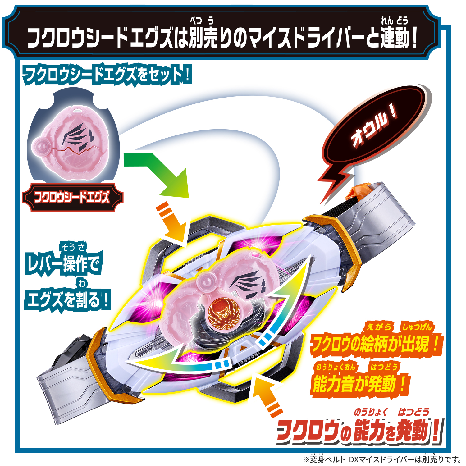 仮面ライダーマイス『DXホーコクロウ』変身なりきり-007