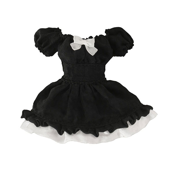 『パフスリーブワンピース（ブラック）』1/10～1/12 ドール用衣装