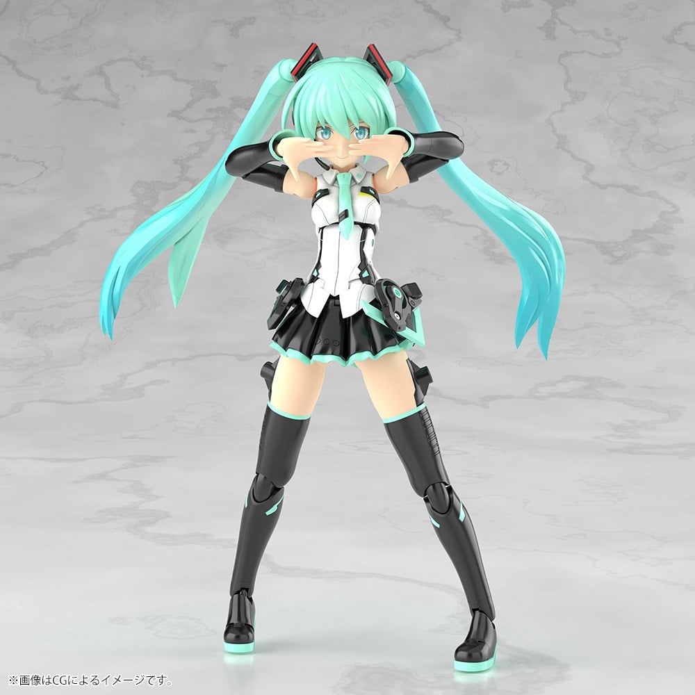 グランデスケール『フレームミュージック・ガール 初音ミク』プラモデル-006