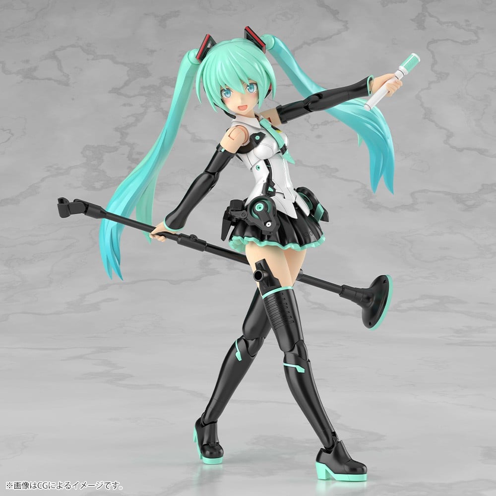 グランデスケール『フレームミュージック・ガール 初音ミク』プラモデル-007