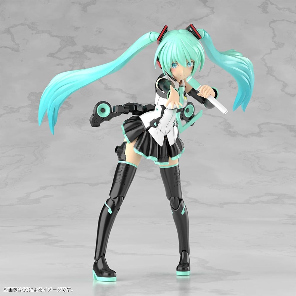 グランデスケール『フレームミュージック・ガール 初音ミク』プラモデル-008