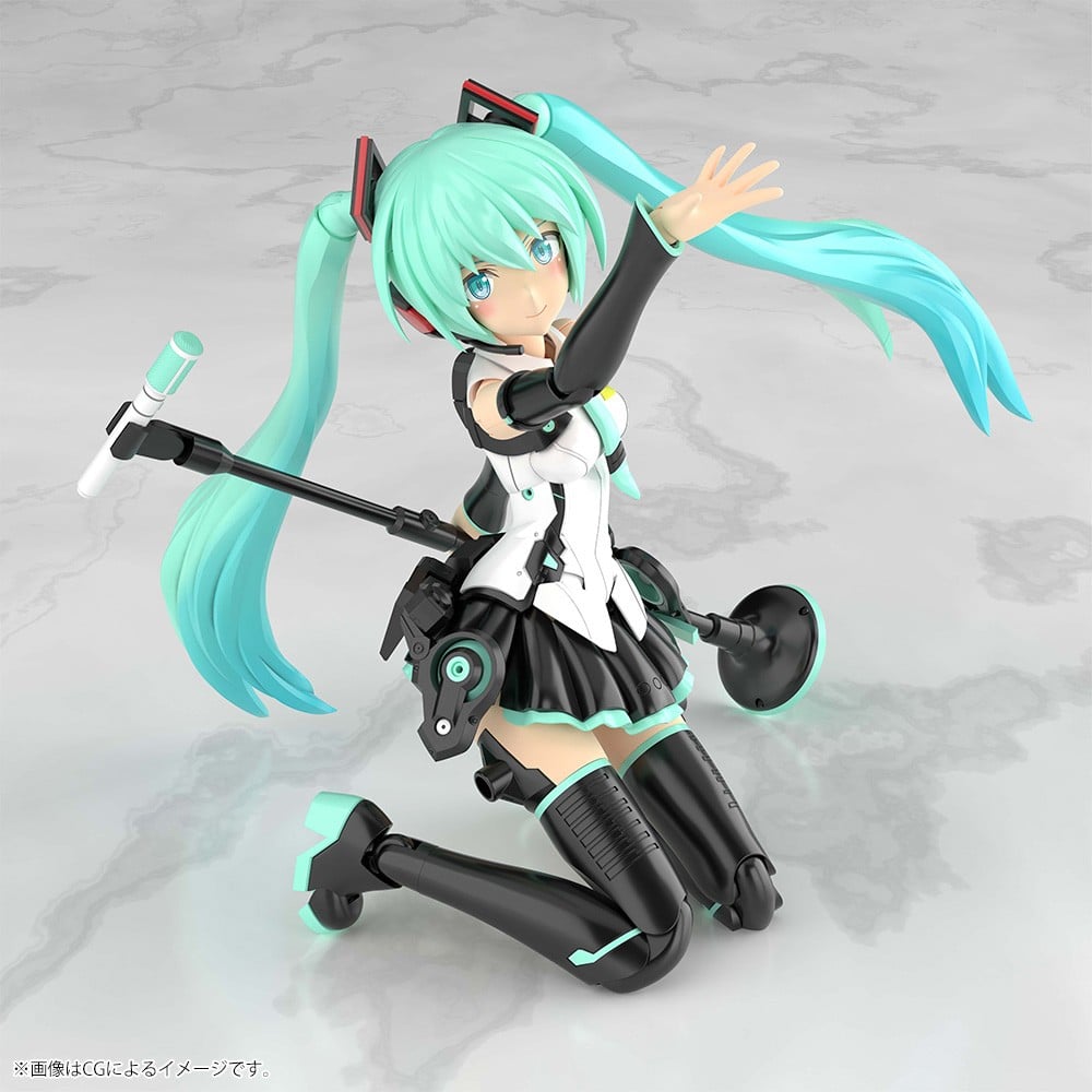 グランデスケール『フレームミュージック・ガール 初音ミク』プラモデル-010