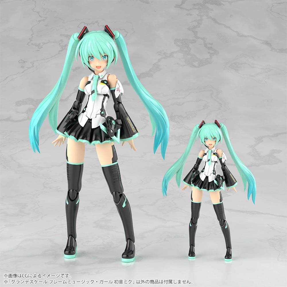グランデスケール『フレームミュージック・ガール 初音ミク』プラモデル-014
