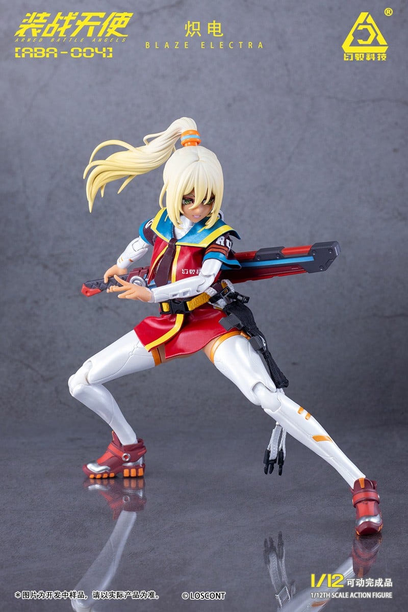 装戦天使(アームド・バトル・エンジェルズ)シリーズ『ABA-004 熾電(ブレイズ・エレクトラ)』1/12 可動フィギュア-003