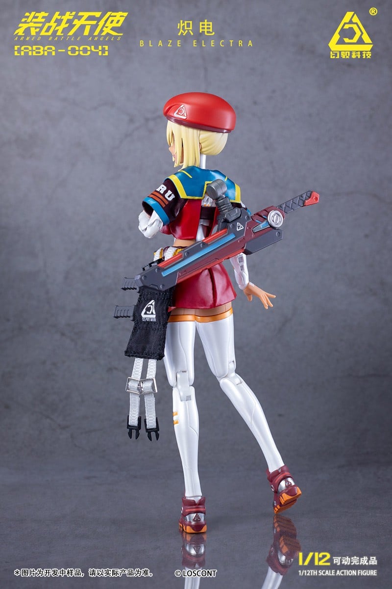 装戦天使(アームド・バトル・エンジェルズ)シリーズ『ABA-004 熾電(ブレイズ・エレクトラ)』1/12 可動フィギュア-007