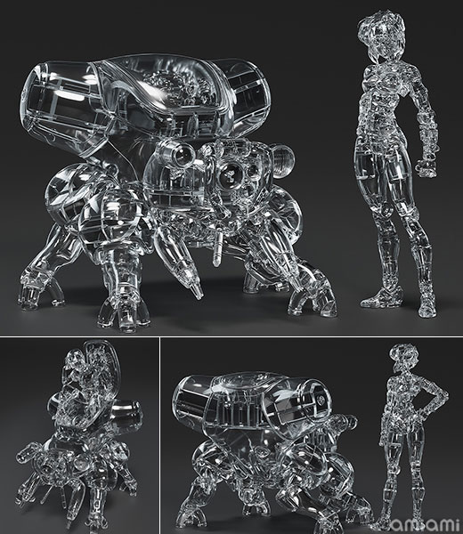 PLAMAX minimum factory MF-94『草薙素子 with フチコマ 光学迷彩Ver.』攻殻機動隊 1/20 プラモデル