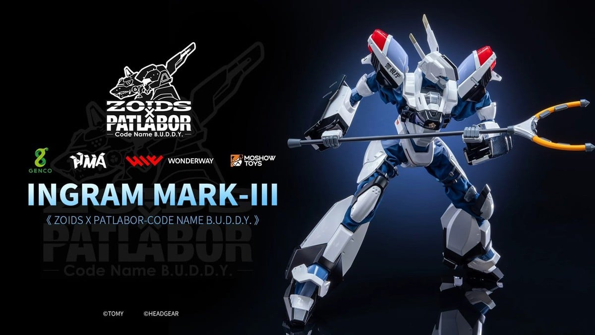 ゾイド×パトレイバー Code Name B.U.D.D.Y.『イングラムMARKIII』1/35 可動式ダイキャストフィギュア-007