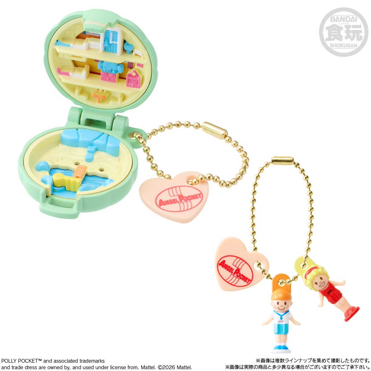 【食玩】『エンジェルポケット ミニチュアコレクション&チョコボーロ』10個入りBOX-004