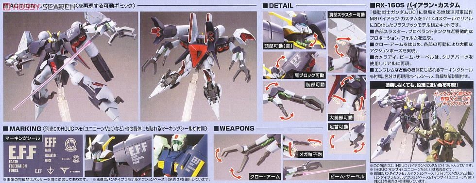 【再販】HGUC 1/144『バイアラン・カスタム』機動戦士ガンダムUC プラモデル-010
