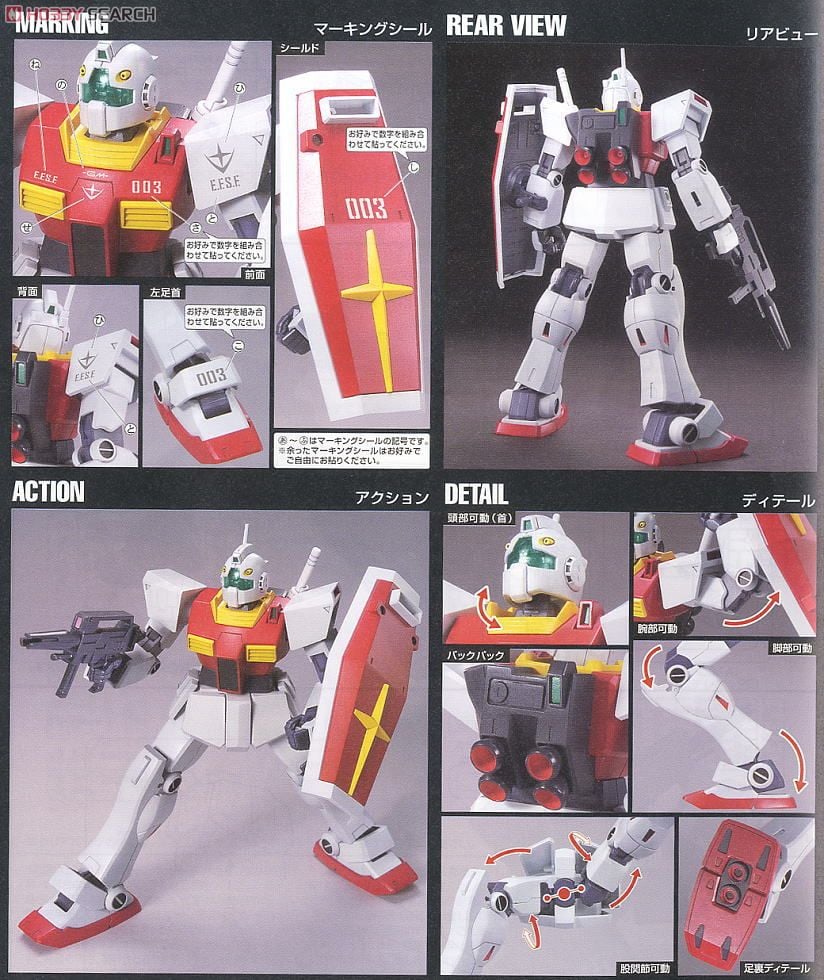 【再販】HGUC 1/144『ジムII』機動戦士Zガンダム プラモデル-014