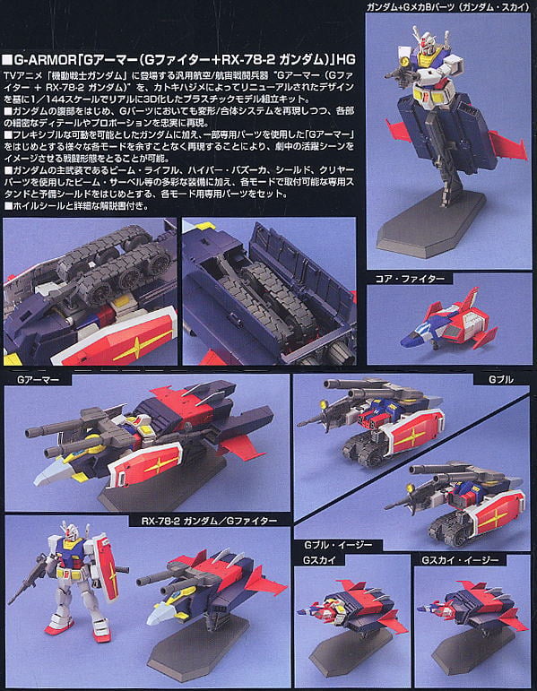 【再販】HGUC 1/144『Gアーマー』機動戦士ガンダム プラモデル-006