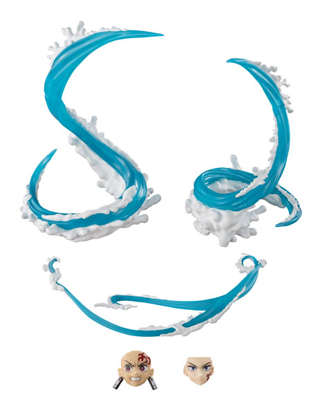 S.H.Figuarts『竈門炭治郎＆冨岡義勇 水の呼吸エフェクトパーツSET』鬼滅の刃 可動フィギュア