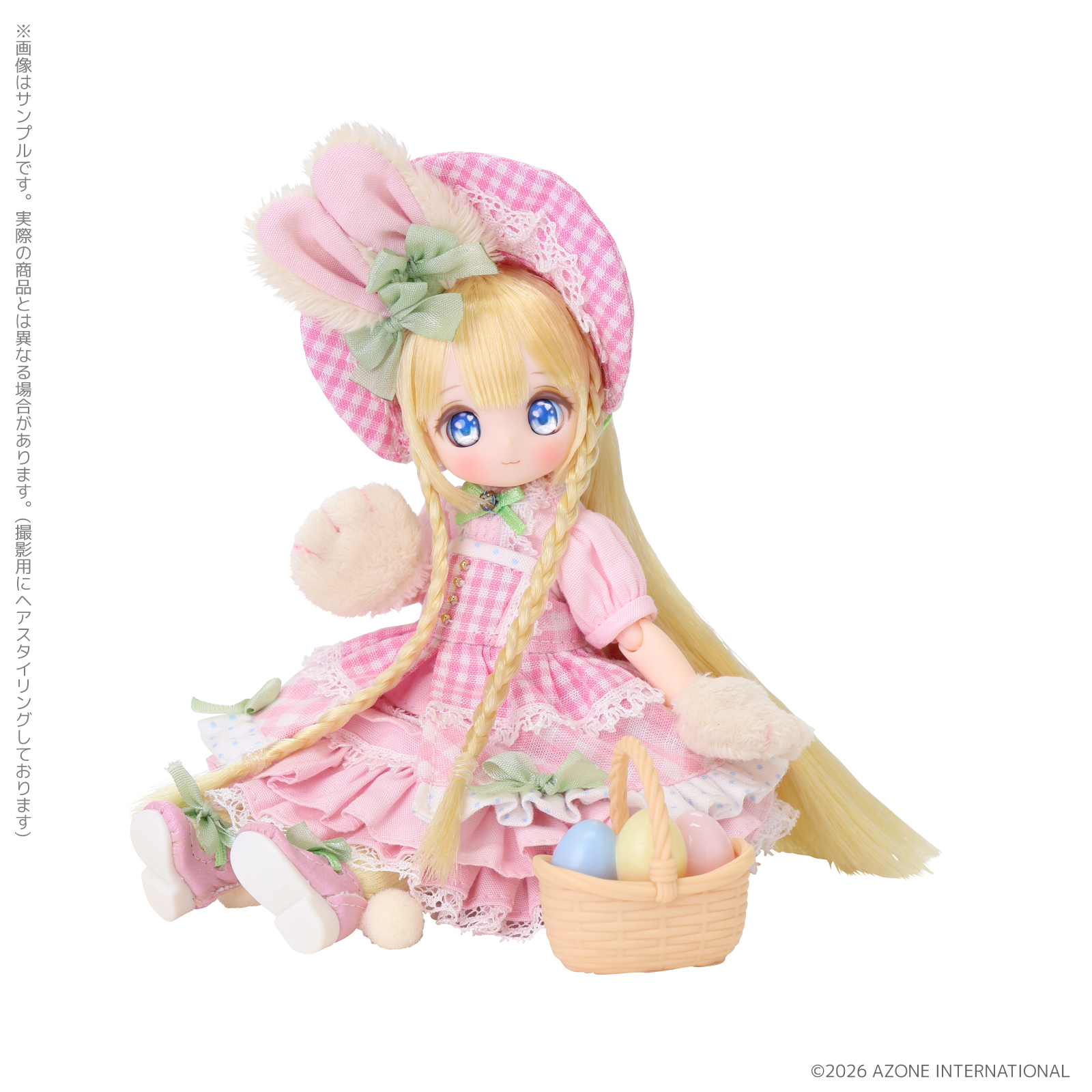 【限定販売】シュガーカップス『ビスケティーナ ~Happy Easter Bunny~ Doll Doll House 20周年記念 空想の庭 ver.』1/12 完成品ドール-003