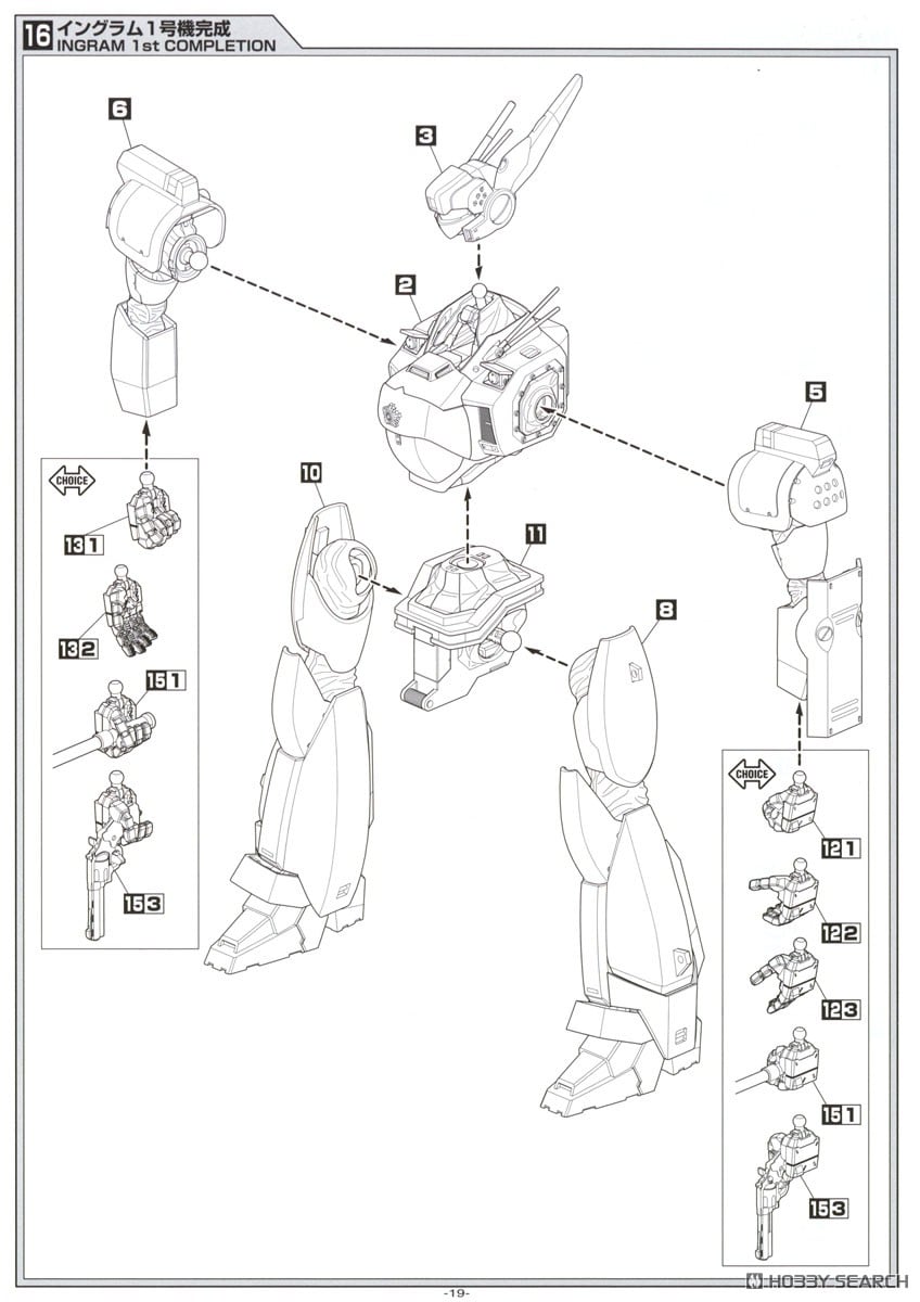 【再販】ACKS No.MP-01 1/43『AV-98 イングラム 1号機 + 98式特型指揮車セット』機動警察パトレイバー プラモデル-040
