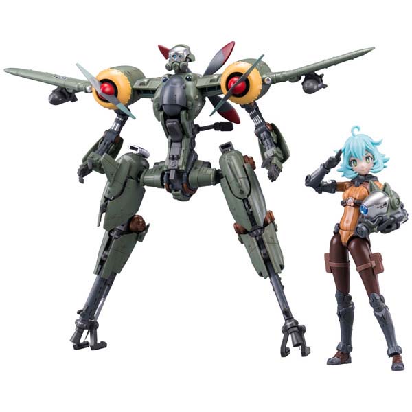 鉄銹薔薇(RUSTED BRIER)『ランデ・コスキネン & RTP-10A 鋒刃 高速可変戦機』1/12 プラモデル