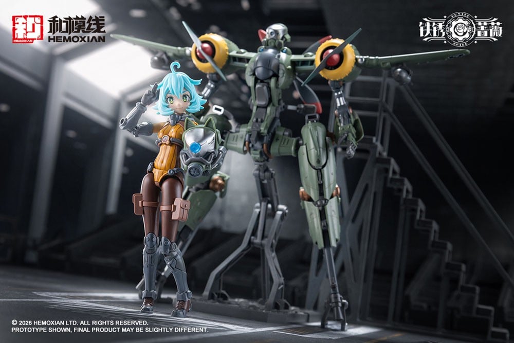 鉄銹薔薇(RUSTED BRIER)『ランデ・コスキネン & RTP-10A 鋒刃 高速可変戦機』1/12 プラモデル-006