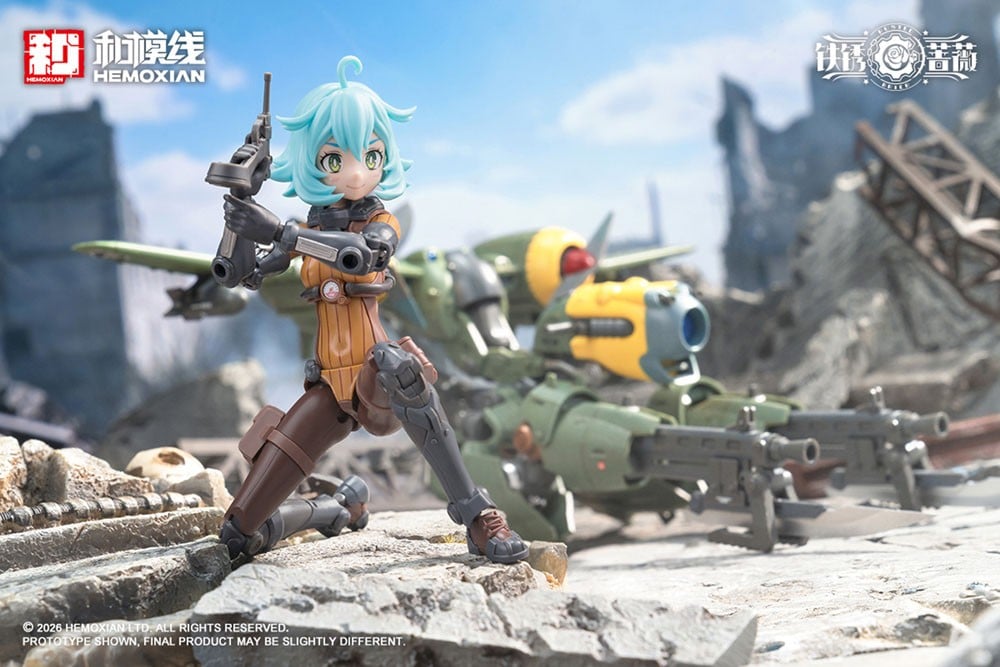 鉄銹薔薇(RUSTED BRIER)『ランデ・コスキネン & RTP-10A 鋒刃 高速可変戦機』1/12 プラモデル-011