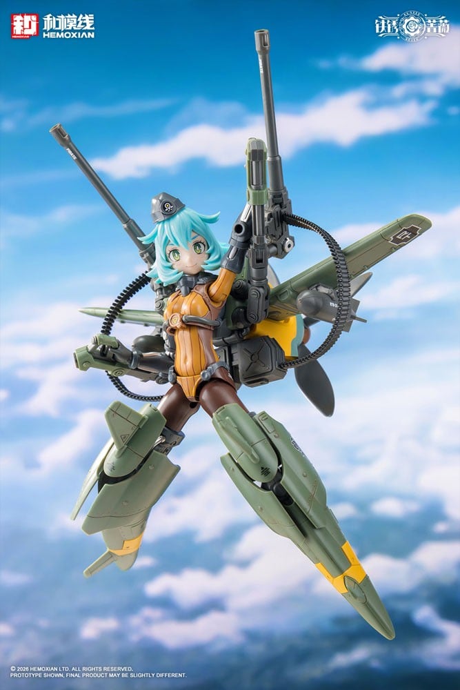鉄銹薔薇(RUSTED BRIER)『ランデ・コスキネン & RTP-10A 鋒刃 高速可変戦機』1/12 プラモデル-018