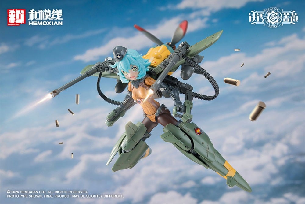 鉄銹薔薇(RUSTED BRIER)『ランデ・コスキネン & RTP-10A 鋒刃 高速可変戦機』1/12 プラモデル-019