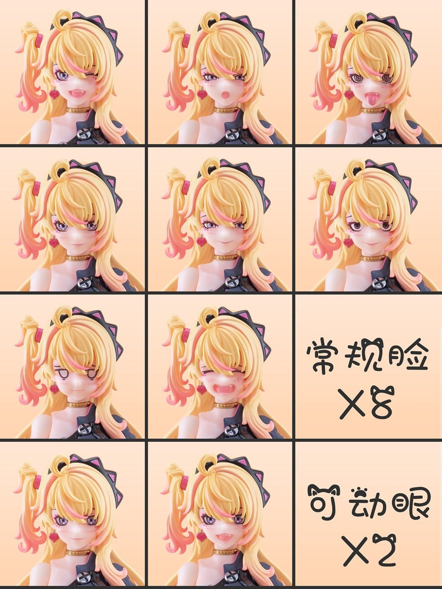 1/12『魔音天使・星川猫猫 黄髪Ver.』完成品アクションフィギュア-005