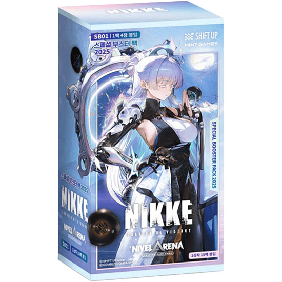 勝利の女神：NIKKE『NIVEL ARENA スペシャルブースターパック 2025【SB01】日本語版』15パック入りBOX