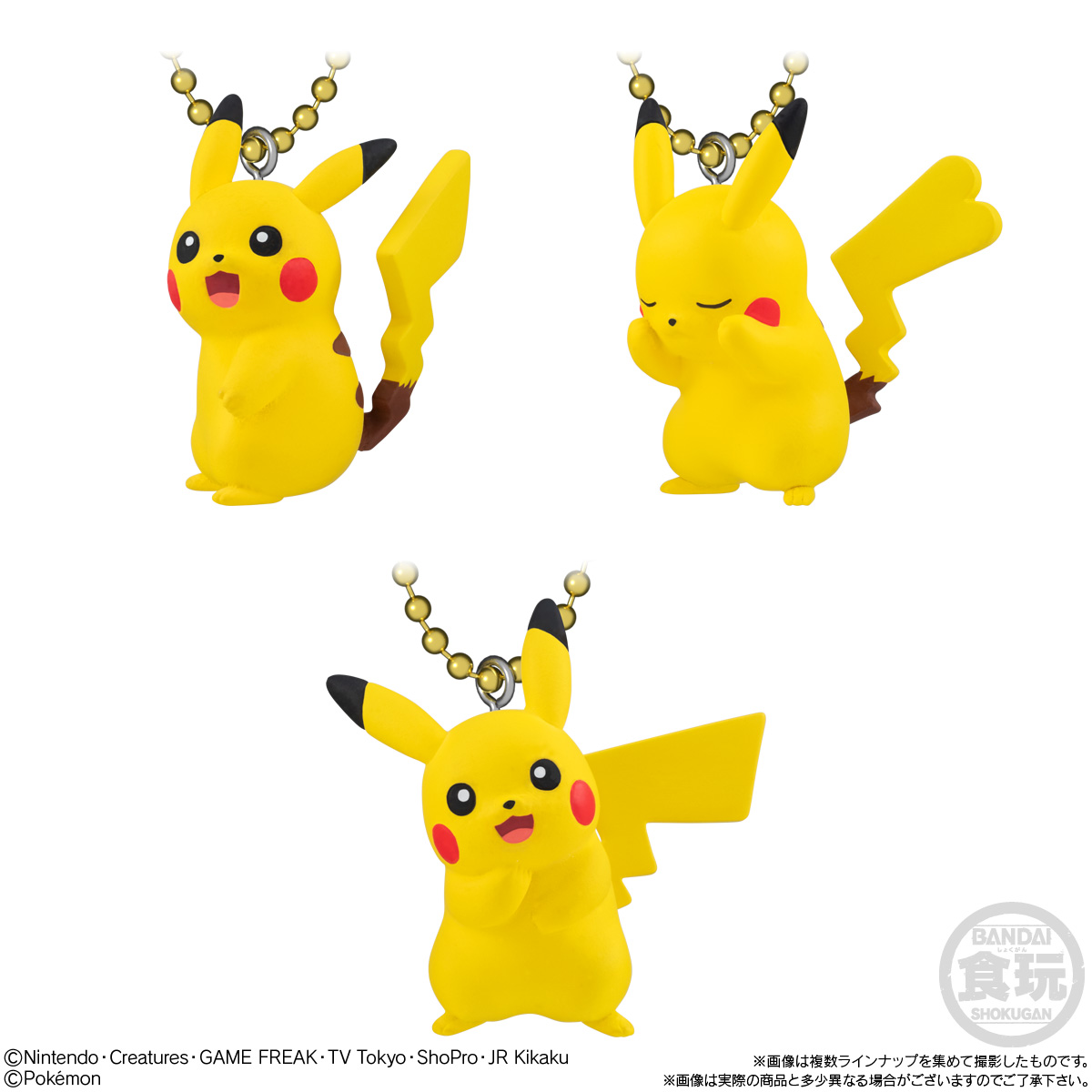 【食玩】『ピカチュウマスコット&ビスケット ピカチュウだらけのホリデー!』10個入りBOX-002
