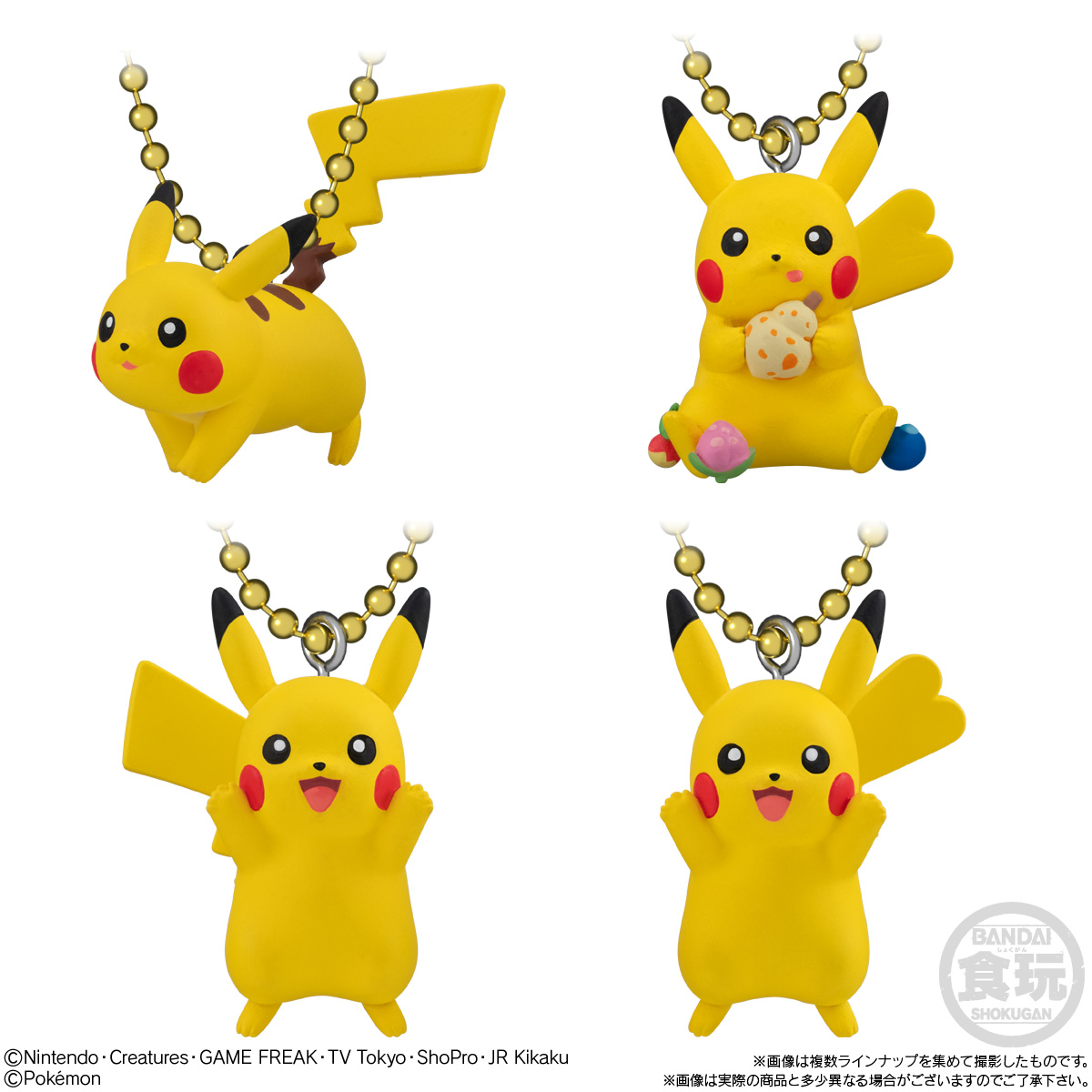 【食玩】『ピカチュウマスコット&ビスケット ピカチュウだらけのホリデー!』10個入りBOX-003